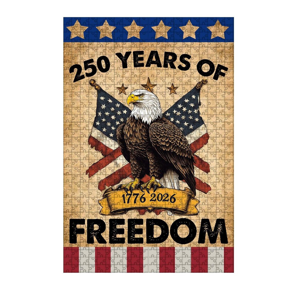 1000 Piece 250th Anniversary Wooden Puzzles We The People for Adults Beautiful Wooden Puzzle for Kids Family Game 29.5x19.7 Inch