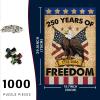 1000 Piece 250th Anniversary Wooden Puzzles We The People for Adults Beautiful Wooden Puzzle for Kids Family Game 29.5x19.7 Inch view 2