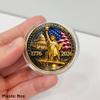 Custom USA 250th Anniversary Commemorative Coin, 250th, 250 Years of Freedom Metal Coin, America Patriot Gift, Eagle & Patriotic Symbols for Celebration Independence Day A06 view 3