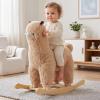 labebe Baby Rocking Horse for 1 Year Old, Plush Stuffed Llama Rocker, Wooden Rocking Toy for Boys&Girls 12M+, Perfect Nursery Gift for Christmas and Birthdays view 1
