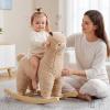 labebe Baby Rocking Horse for 1 Year Old, Plush Stuffed Llama Rocker, Wooden Rocking Toy for Boys&Girls 12M+, Perfect Nursery Gift for Christmas and Birthdays view 3