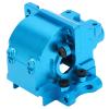 Aluminum Alloy Front and Rear Gear Box for HSP 94122/177/188/06045/06046 RC Car, Metal Gearbox Upgrade Kit with Screws for 1/10 Scale Gasoline RC Vehicles (Blue) view 4