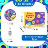 Sauyoza 52 Pack Cute Monster Party Favors Fidget Spinner for Kids Birthday, Funny Monster Fidget Spinner Bulk for Classroom Rewards, Goodie Bag Stuffers, Monster Character Party Supplies view 2