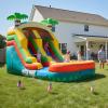 FammyLoft 20FT x 10FT Inflatable Water Slide with Blower, 2 in 1 Wet Dry Bounce House, Heavy Duty UV Resistant Backyard Kids Slide with Safety Mesh view 1