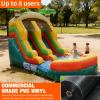 FammyLoft 20FT x 10FT Inflatable Water Slide with Blower, 2 in 1 Wet Dry Bounce House, Heavy Duty UV Resistant Backyard Kids Slide with Safety Mesh view 2