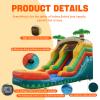 FammyLoft 20FT x 10FT Inflatable Water Slide with Blower, 2 in 1 Wet Dry Bounce House, Heavy Duty UV Resistant Backyard Kids Slide with Safety Mesh view 4