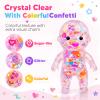 3 Pcs Mini Baby Squishy Glitter Slow Rising Sugar Squishy Babies Sensory Fidget Toy for Stress Relief Soft Cute Squeeze Desk Decor Gift view 3