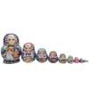 ordinarYone Blanks Wooden Shape Russian Nesting Dolls Unpainted Matryoshka Dolls Set 10Pcs for Toy Parent Time view 3