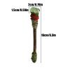 Crystal Wiccan Cosplay Wand, Fantasy Atmosphere Creation, 16cm, CrystalMagic Wand, Costumes & Accessories Props Wands, for Collectors Spiritual, for Collectors Spiritual Seekers view 3