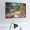 The Butchart Gardens a Sunny Day Sunlight Shining on Colorful Seasonal Flowers 1000 Piece Wooden Jigsaw Puzzle Travel Lovers Puzzle for Garden Photography view 2