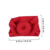 Hohopeti 6pcs Donut Ball Headband and Knotted Head Wraps Set for Babies, Soft Elastic Hair Bows in 6 Colors for Newborns and Early Childhood Hair Care view 2