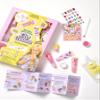 Super Smalls Create Your Own Lip Gloss Kit for Kids Mix Strawberry Scented Clear Lip Gloss & Decorate 3 tubes with Gems & Stickers | Non-Toxic, Kid-Safe Creative Craft Activity, Ages 6+ view 1