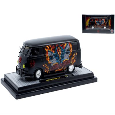 1960 Delivery Van Maui & Sons Black with Graphics Limited Edition to 4050 Pieces Worldwide 1/24 Diecast Model Car by M2 40300-139B