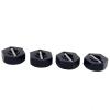 RC Repairs Models For 94103 94105 94106 94107 94108 94122 1/10 4Pcs Hexagonal Metal RC Connector 12MM Wheel For Seat Jointer(Black) view 1