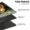 LROTFNGX for MTG Playmat TCG Card Game Mat with Game Zone Stitched Edges,Board Game Mats Non-Slip Waterproof Rubber Base 24 x 14 inch for CCG RPG Trading Card,Heart Patterned Fabric view 3