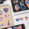 100 Pcs 4th of July Patriotic Stickers-Independence Day Waterproof Vinyl Decals, Holiday Sticker Decorations for Laptop, Water Bottle, Skateboard, Luggage, Helmet, Scrapbook view 2