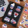 100 Pcs 4th of July Patriotic Stickers-Independence Day Waterproof Vinyl Decals, Holiday Sticker Decorations for Laptop, Water Bottle, Skateboard, Luggage, Helmet, Scrapbook view 3