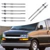 Car Engine Preheating Plug 12639701 97364968 Compatible with GMC for Savana 2500 3500 for Sierra 2500 HD 2006-2016 Diesel Engine Heater Glow Plug Replaces view 3