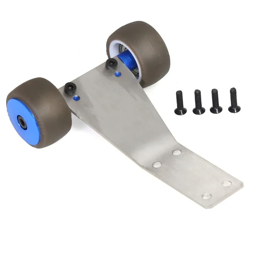 1/18 Scale RC Car Metal Wheelie Bar Upgrade Part Compatible with Grom Style Models(Blue)