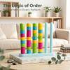 INQUADR Color Match Challenge Game,Family Board Game - Quick Thinking Stacking Challenge, Travel-Friendly Color Line and Game Tower Stack Party Game view 2