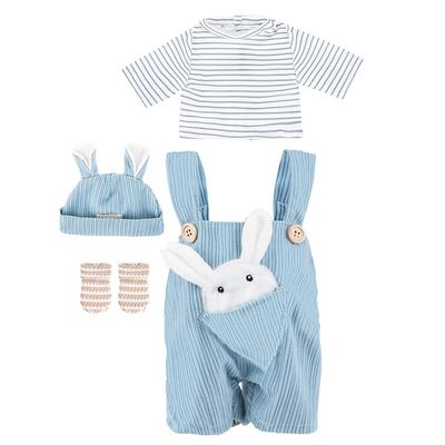 18 Inch Doll Clothes Set, Cute Outfit with Hats, Socks, Overalls, Tops Fashion Apparel for Doll, Fits Most 18 Dolls, Dress up Gift