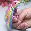 3D Printed Parrot Model,Flexible Realistic Articulated Animal Fidget Toys,Mystery Figurines Gifts for Easter,Executive Desk Funny Dcor and Festival Collectible,Easter Basket Stuffers (CH) view 3