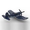 1:35 WWII Fighter Aircraft Building Blocks Set, Detailed Military Plane Model Kit with Realistic Structure, Military-Themed Models, Display Aircraft Brick Set for Adults & Advanced Builders, 854PCS view 2