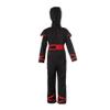 Boys Ninja Costume Set: Printed jumpsuit with decorative belt and headband. Perfect for Halloween. (3-4Y) view 3