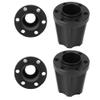 4pcs RC Car Wheel Hex Hubs Wheel Adapter Black Fit for SCX10 1/10 RC Crawler 1.9inch 2.2inch Wheel (23mm) view 3