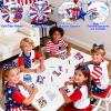 24 Sets 250th Anniversary 4th of July Crafts for Kids, Patriotic Crafts Activities DIY Puzzle Kits Red White Blue Flag Star Independence Day Memorial Day Jigsaw Coloring Art gift Party Favors Supplies view 4