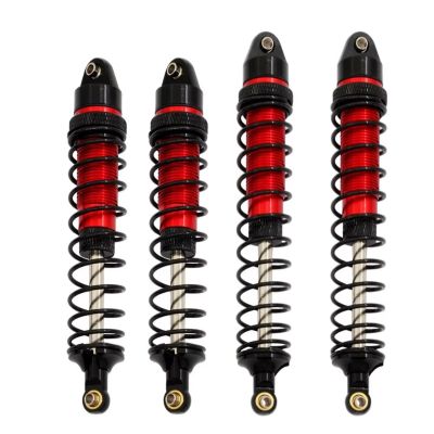 RC Dampers Models For Traxxas For Slash 4X4 For ARRMA For SENTON 4WD For Typhon 1/10 Metal Front And Rear Shock Absorbers Remote Control Car Upgrade Parts(Brown)