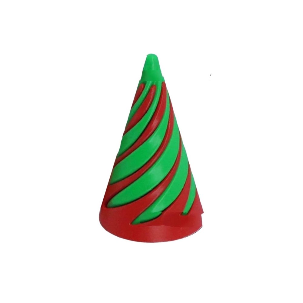 1pc 3D Printed Stress Relief Cone Creative Spiral Sculpture Sensory Fidget Toy for Desk and Office Focus Aid Novelty Gift
