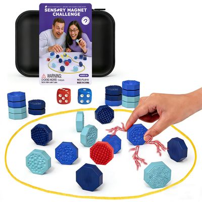 Magnet Chess Game, Magnet Game with String & Silicone Stones, Magnetic Chess Gifts for Teen Boys Girls, Magnetic Stones for Family Games Night, Stocking Stuffers with Travel Games for Kids & Adults