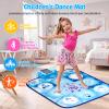LZFYMXOK Dance Mat 9-Button Electronic Music Playmat with 8 Challenge Levels & LED Score Display, Frozen Theme Anti-Slip Foldable Dancing Pad for Kids 3-12, Birthday Gifts for Girls view 2