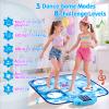 LZFYMXOK Dance Mat 9-Button Electronic Music Playmat with 8 Challenge Levels & LED Score Display, Frozen Theme Anti-Slip Foldable Dancing Pad for Kids 3-12, Birthday Gifts for Girls view 3