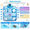 LZFYMXOK Dance Mat 9-Button Electronic Music Playmat with 8 Challenge Levels & LED Score Display, Frozen Theme Anti-Slip Foldable Dancing Pad for Kids 3-12, Birthday Gifts for Girls view 4