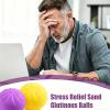 2026 New Shimmering Dumpling Squishies,Glitter Dumpling Squishy, Colorful Dumplings Stress Balls Fidget Sensory, Squeeze Dough Ball Stress Relief Hand with Food Steamer Stretchy Desk view 4