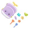 Abaodam 1 Set Sand Play Set with Shovel and Bucket, Portable Purple Outdoor for, Fun Water Play and Bath Kit for Summer Beach and Outdoor Activities view 1