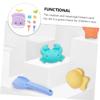 Abaodam 1 Set Sand Play Set with Shovel and Bucket, Portable Purple Outdoor for, Fun Water Play and Bath Kit for Summer Beach and Outdoor Activities view 3