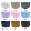 Morlavid Personalized Dog Toy Basket Custom Pet Toy Box Embroidery Name Customized Woven Cotton Rope Storage Bins Organizer for Dog Toy Clothing view 2