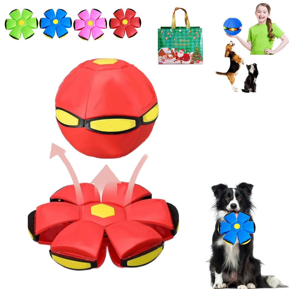 Qcvkou Step on Ball, Step on Pop up Ball, Balls You Step on and They Pop Up, Automatic Rebound, Time Delay Transformation Flying Toy