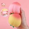 2 Pcs Peach Squishies Slow Rising Stress Relief Toy, 2.76" Realistic Peach Shaped Fruit Squeeze Balls, Durable and Soft Flexible Fidget Toys Decompression Gift for Adults view 4