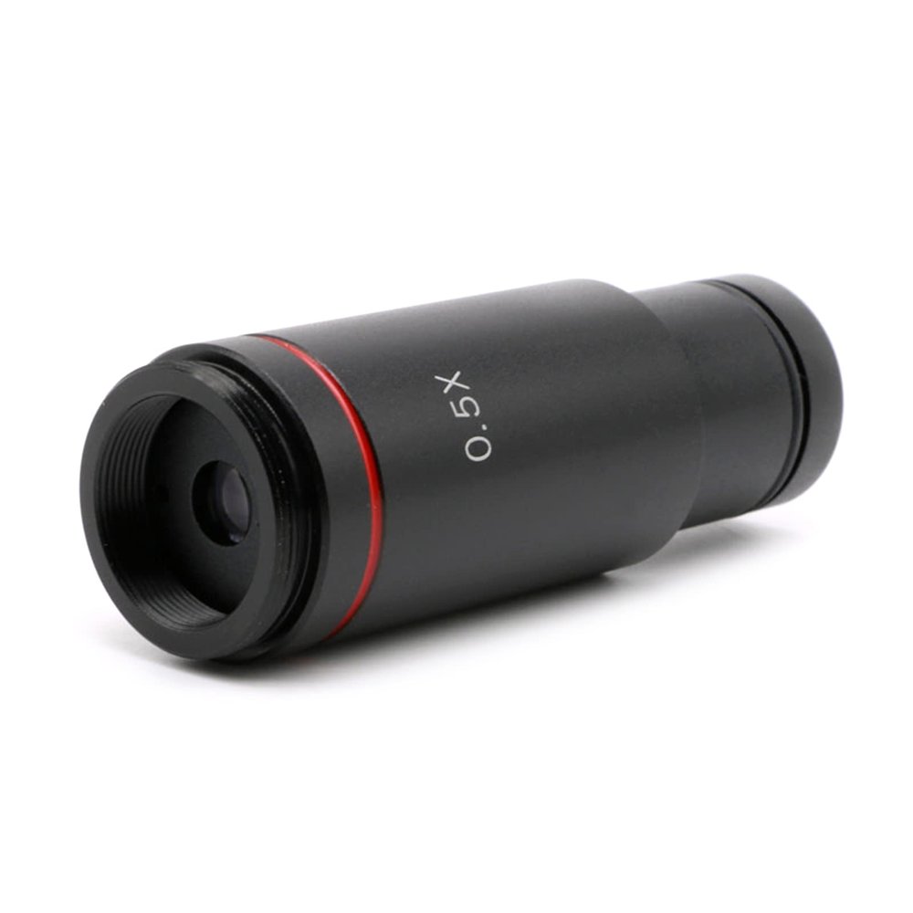 0.5X C Mount Microscope Adapter 23.2mm Electronic Eyepiece Reduction Lens 0.5X Lens for C Mount Adapter