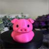 1PC Creative Pig Shaped Duck 3D Printed Rubber Duck Model Cute Animal Figurine Desk Ornament Fidget Toy Novelty Gift Idea view 2