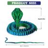 1pcs 3D Printed Articulated Dragon Snake Fidget Toy Crystal Design Stress Relief Desk Toy Home Decor Unique Executive Gift Idea(Dazzling,30cm) view 4