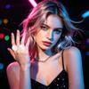 U-MOJOK 50 Pcs Clear Light Up Rings LED Flashing Rubber Finger Rings Glow in the Dark Party Favors for Carnival, Halloween, Christmas, Concert, Goodie Bag Fillers, Raves view 4