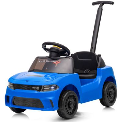 Licensed Dodge Ride on Push Car for Toddlers 1-3 Years with Handle & Music