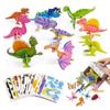 100 PCS DIY 3D Creative Insect Paper Jigsaw Puzzle Set, 2026 New Educational 3D Animal Puzzles Smart 3D Assembly Challenge Insect Puzzle, Glue-Free Assembly Birthday Party Gifts (Dinosaurs) view 1
