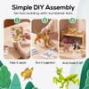 100 PCS DIY 3D Creative Insect Paper Jigsaw Puzzle Set, 2026 New Educational 3D Animal Puzzles Smart 3D Assembly Challenge Insect Puzzle, Glue-Free Assembly Birthday Party Gifts (Dinosaurs) view 4