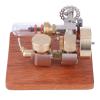 Hot Air Stirling Engine Model Kit, Mini Adjustable Speed Integrated Hot Air Stirling Engine Model Science Experiment Educational Toy(Ty2) view 4